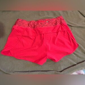 MPG Women's Bright Red/Pink Athletic Shorts